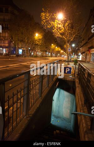 France, ile de france, paris, 8e arrondissement, place de la concorde, nuit, fontaine, Banque D'Images