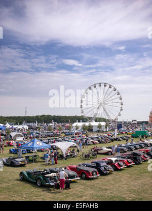 Silverstone Classic événement. Le Northamptonshire Banque D'Images