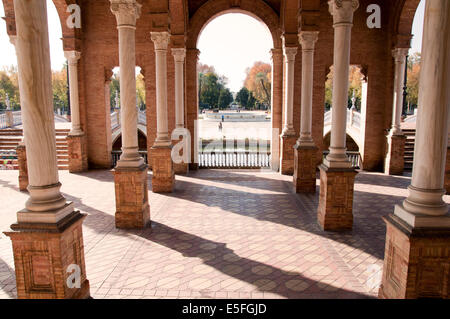 L'Espagne la place Saint-Marc à Séville Banque D'Images