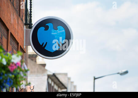 Barclays Bank, sur la rue principale de Harpenden, Hertfordshire. Banque D'Images