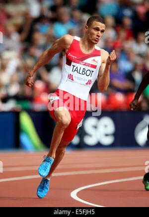 DANNY TALBOT ANGLETERRE HAMPDEN PARK GLASGOW ECOSSE 30 Juillet 2014 Banque D'Images