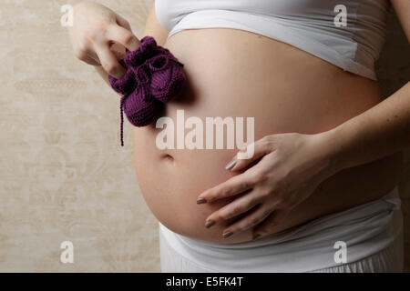 Femme enceinte Banque D'Images