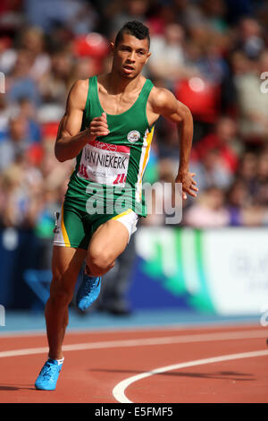 WAYDE VAN NIEKERK AFRIQUE DU HAMPDEN PARK GLASGOW ECOSSE 30 Juillet 2014 Banque D'Images