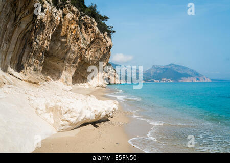 Plage de Cala Luna, Cala Gonone, Sardaigne, Italie Banque D'Images