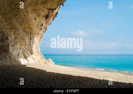 Plage de Cala Luna, Cala Gonone, Sardaigne, Italie Banque D'Images
