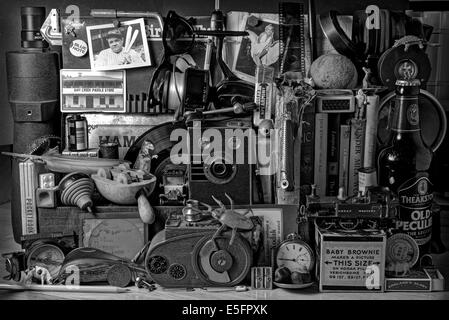 Old Boys Toys, vintage stuff, nostalgie, Parsaphernalia Banque D'Images