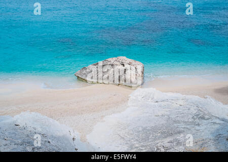 Plage de Cala Goloritze en Baunei, Sardaigne, Italie Banque D'Images