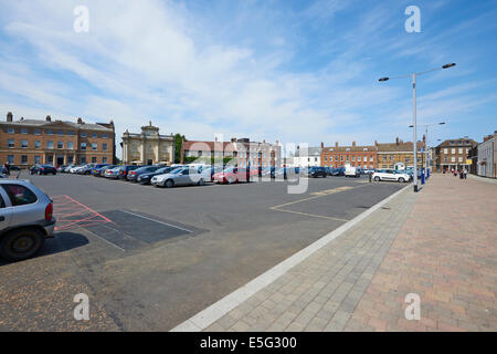 Mardi Market Place King's Lynn, Norfolk UK Banque D'Images