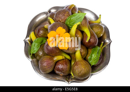 Figues sucrées maintenant récoltés dans mon jardin Banque D'Images