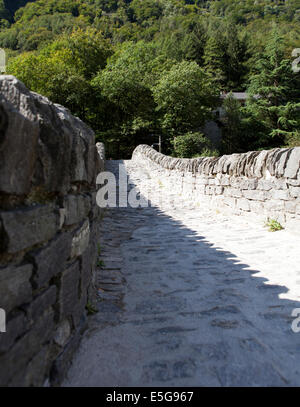 Valle Verzasca, rivière, water, pont en pierre. (CTK Photo/Marketa Hofmanova) Banque D'Images