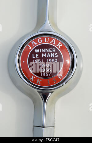 Badge Jaguar XK 150 1957 Banque D'Images