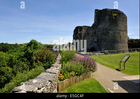 Chemin d'entrée Cilgerran Castle Cilgerran, Pembrokeshire, Pays de Galles de l'ouest Banque D'Images