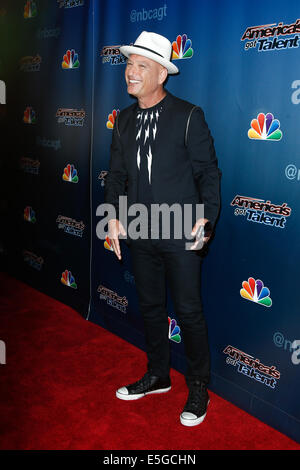 New York, USA. 30 juillet, 2014. Comédien Howie Mandel participe à la 'America's Got Talent' post show tapis rouge au Radio City Music Hall le 30 juillet 2014 à New York. Credit : Debby Wong/Alamy Live News Banque D'Images