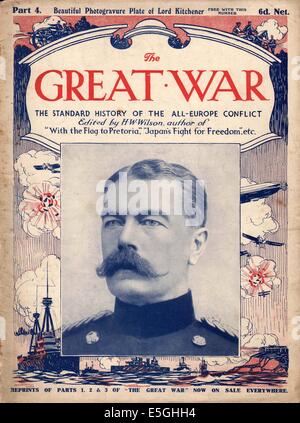 1916 La Grande Guerre front page magazine Lord Kitchener Banque D'Images