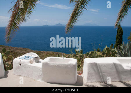 Ginostra, Stromboli, Iles Eoliennes, Messine, Sicile, Italie, Europe Banque D'Images