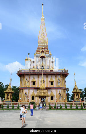 Wat Chalong à Phuket, Thaïlande Banque D'Images