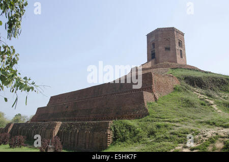 Chaukhandi Stupa. Sarnath, Uttar Pradesh, Inde Banque D'Images