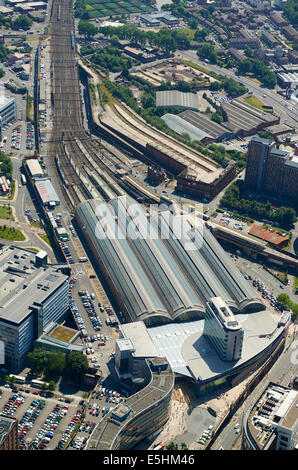 La gare Piccadilly de l'air, le centre-ville de Manchester, au nord ouest de l'Angleterre, Royaume-Uni Banque D'Images