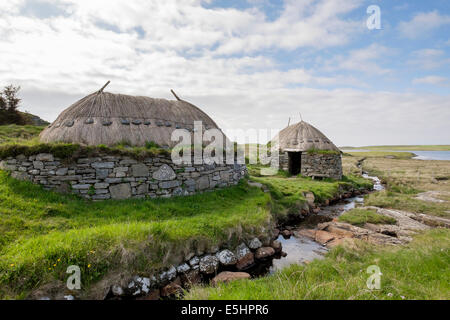 L'Âge du Fer Shawbost Norse Moulin et site du patrimoine mondial en Siabost Four Isle Of Lewis Western Isles Hébrides extérieures en Écosse Royaume-Uni Grande-Bretagne Banque D'Images