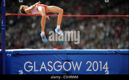 ISOBEL POOLEY ANGLETERRE ÉCOSSE GLASGOW HAMPDEN PARK 01 Août 2014 Banque D'Images