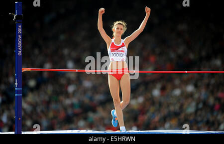 ISOBEL POOLEY ANGLETERRE ÉCOSSE GLASGOW HAMPDEN PARK 01 Août 2014 Banque D'Images