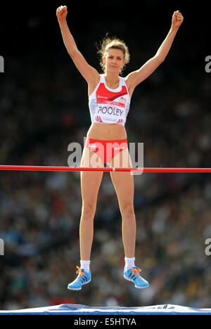 ISOBEL POOLEY ANGLETERRE ÉCOSSE GLASGOW HAMPDEN PARK 01 Août 2014 Banque D'Images