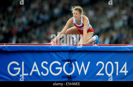 ISOBEL POOLEY ANGLETERRE ÉCOSSE GLASGOW HAMPDEN PARK 01 Août 2014 Banque D'Images