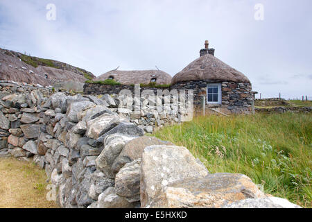 Gearrannan Blackhouse Village @ Na sur l'île de Lewis # 0062 Banque D'Images