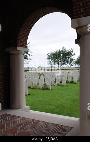 Cimetière de Londres et l'extension. Longueval, de la rivière Highwood Banque D'Images