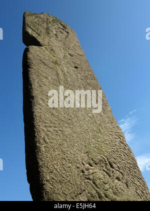 La pierre de jeune fille - Drumdurno - pierre Picte de pierre près de Inverurie - Chapelle de Garioch - Aberdeenshire - Ecosse - UK Banque D'Images