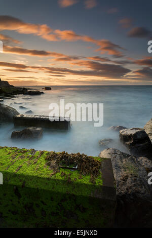 Staithes village de pêcheurs sur la côte du Yorkshire du Nord. Banque D'Images