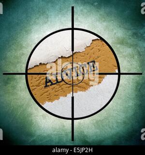 Texte des conseils dans la cible Banque D'Images