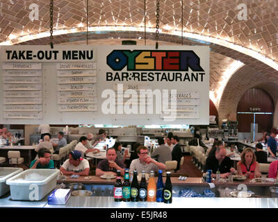 L'Oyster Bar Restaurant dispose de Rafael Guastavino carreaux, New York, USA, Banque D'Images