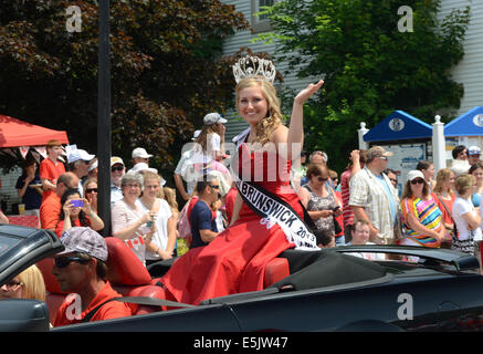 Les célébrations de la fête du Canada, St Andrews, Nouveau-Brunswick Banque D'Images