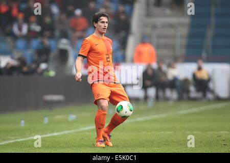 Genk, en Belgique. 16 Nov, 2013. Daryl Janmaat (NED) Football/Football : match amical entre le Japon 2-2 aux Pays-Bas au Cristal Arena à Genk, Belgique . © AFLO/Alamy Live News Banque D'Images