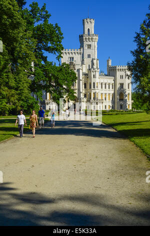 Château Hluboka nad Vltavou, Frauenberg Banque D'Images