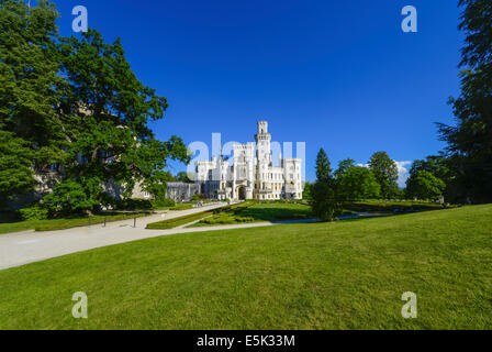 Château Hluboka nad Vltavou, Frauenberg Banque D'Images