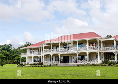 Vailama Villa, l'ancienne maison du poète Robert Louis Stevenson à Apia, Samoa occidental. Banque D'Images