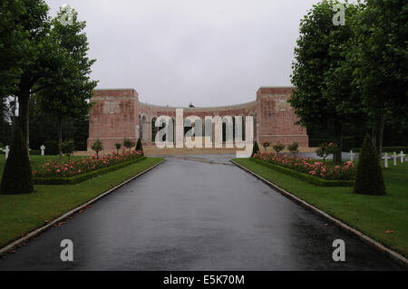 Cimetière Américain Oise-Aisne Banque D'Images