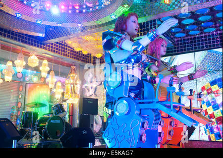 Japon Tokyo Restaurant Robot 2014 Banque D'Images