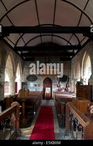 Église St Leonard's, South Littleton, Worcestershire, Angleterre, RU Banque D'Images