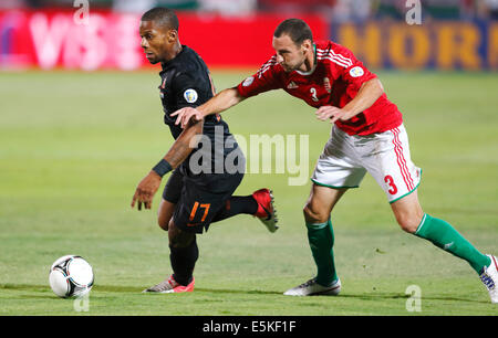 Hongrie contre Pays-Bas FIFA qualification de la Coupe du monde match de football Banque D'Images