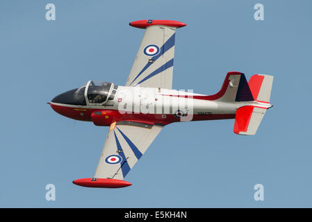 Abingdon, UK - 4 mai 2014 : un millésime RAF Jet Provost T3A trainer vu à Abingdon Air Show. Banque D'Images