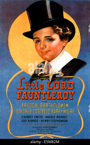 Le Jardin des Supplices, Freddie Bartholomew, 1936 Banque D'Images