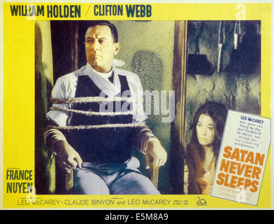 SATAN ne dort jamais, William Holden, France Nuyen,1962, TM & © Copyright 20th Century Fox Film Corp./avec la permission d'Everett Collection Banque D'Images