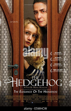 Le hérisson, (aka LE HERISSON), US poster art, de gauche : Garance Le Guillermic, Josiane Balasko, 2009. ©NeoClassics Banque D'Images