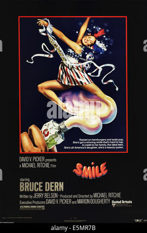 Sourire, de nous poster, 1975 Banque D'Images