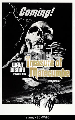 Trésor DE MATECUMBE, poster, 1976 US Banque D'Images