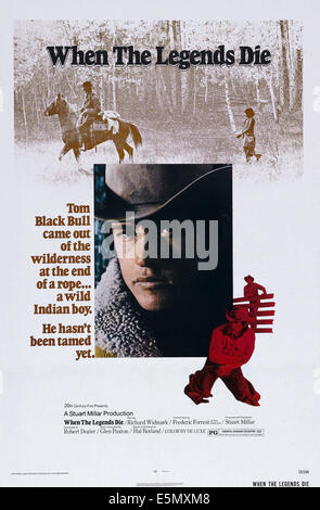 Quand les légendes meurent, de nous poster, Frederic Forrest, 1972, TM & © Copyright 20th Century Fox Film Corp./avec la permission d'Everett Banque D'Images