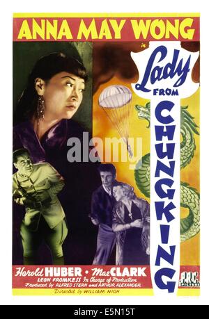 Dame DE CHUNGKING, haut : Anna May Wong, 1942 Banque D'Images